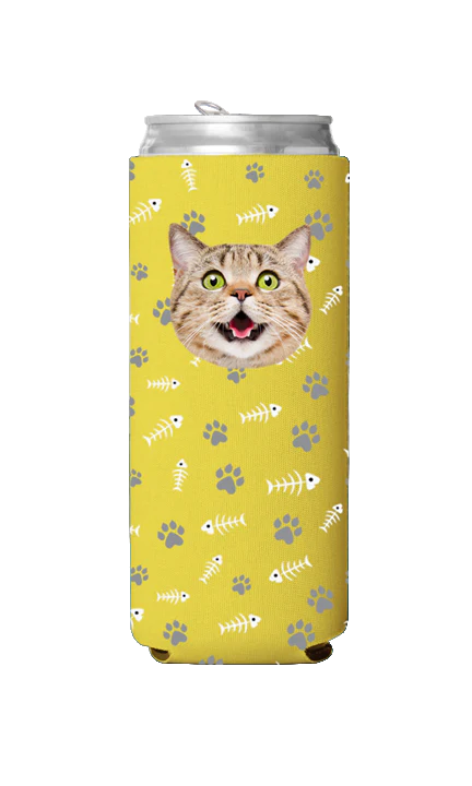 Custom Cat Pattern Can Cooler - Image 18