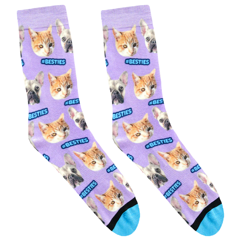 Charlotte and Miss Kitty Besties Socks