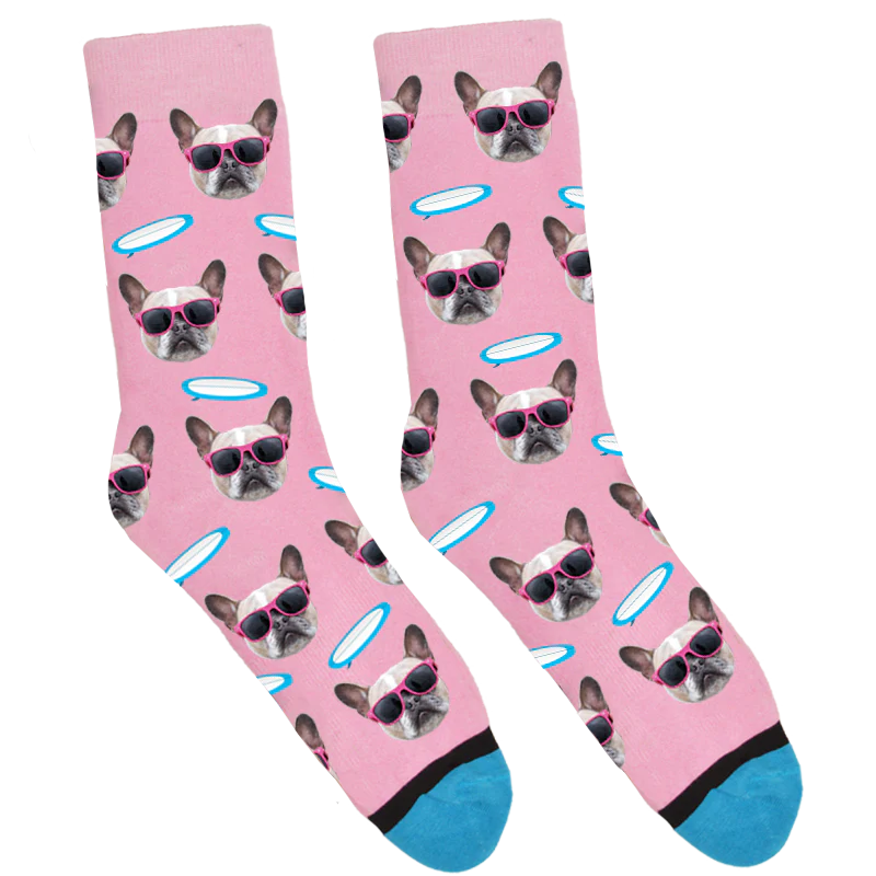 Cherie the Surf Dog Socks