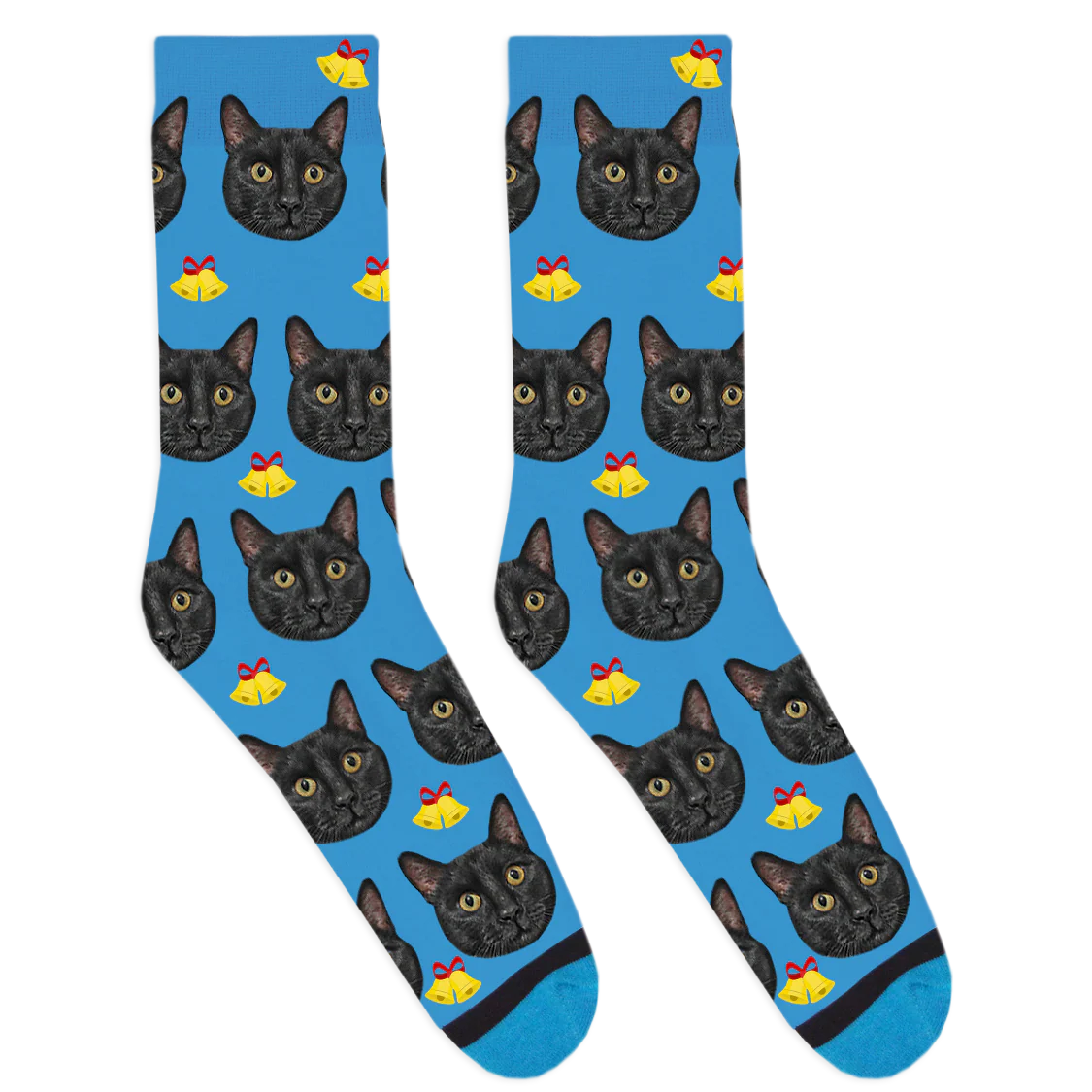 Custom Christmas Bell Socks - Image 3