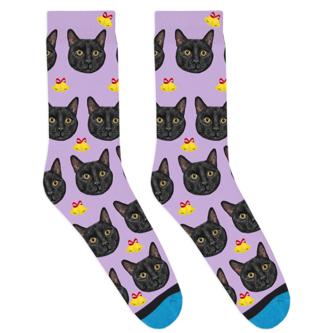 Custom Christmas Bell Socks - Image 5