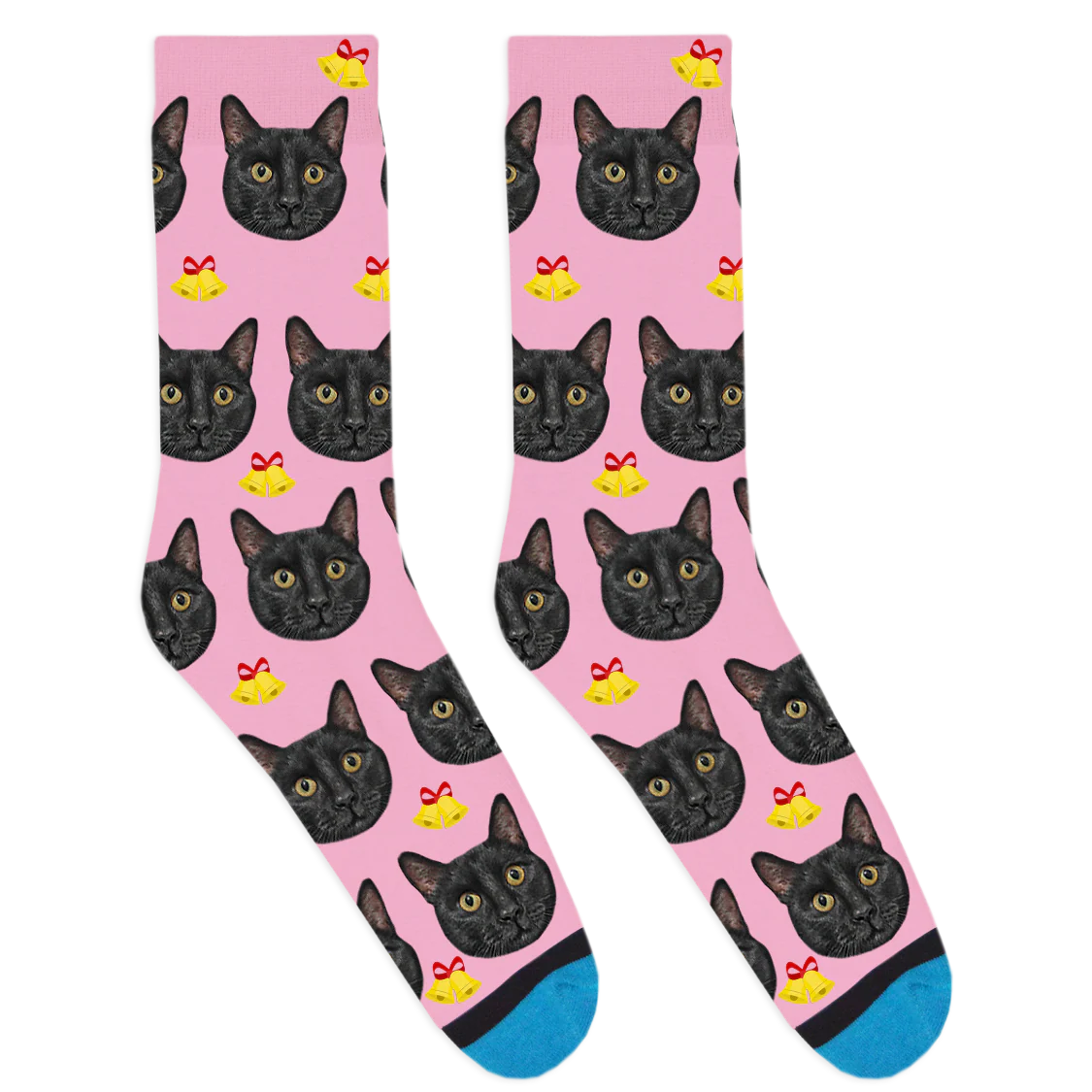 Custom Christmas Bell Socks - Image 7