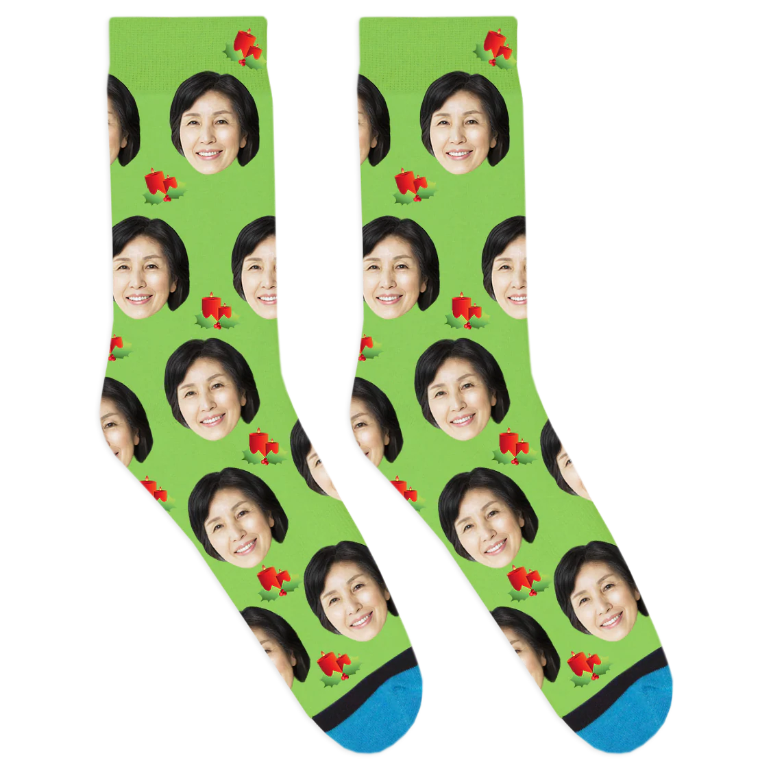 Custom Christmas Candle Socks - Image 4