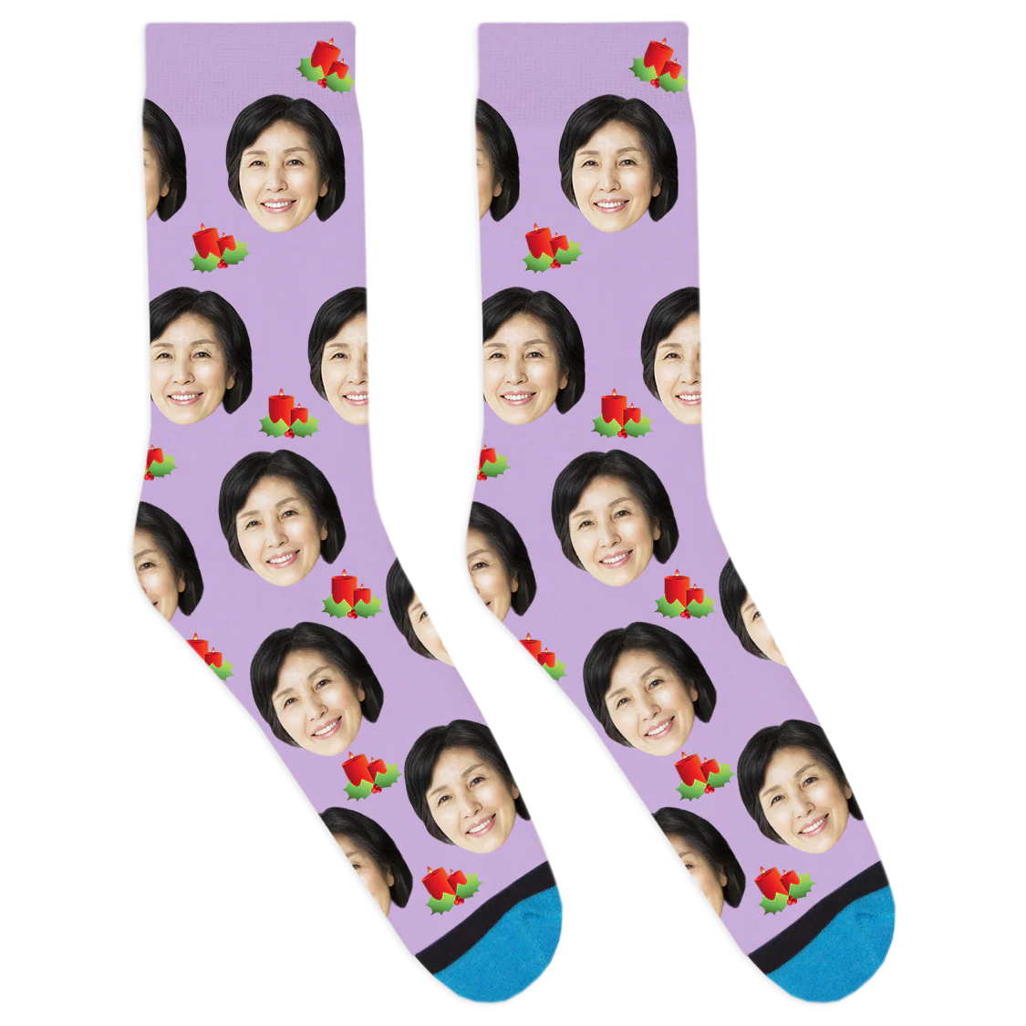 Custom Christmas Candle Socks - Image 5