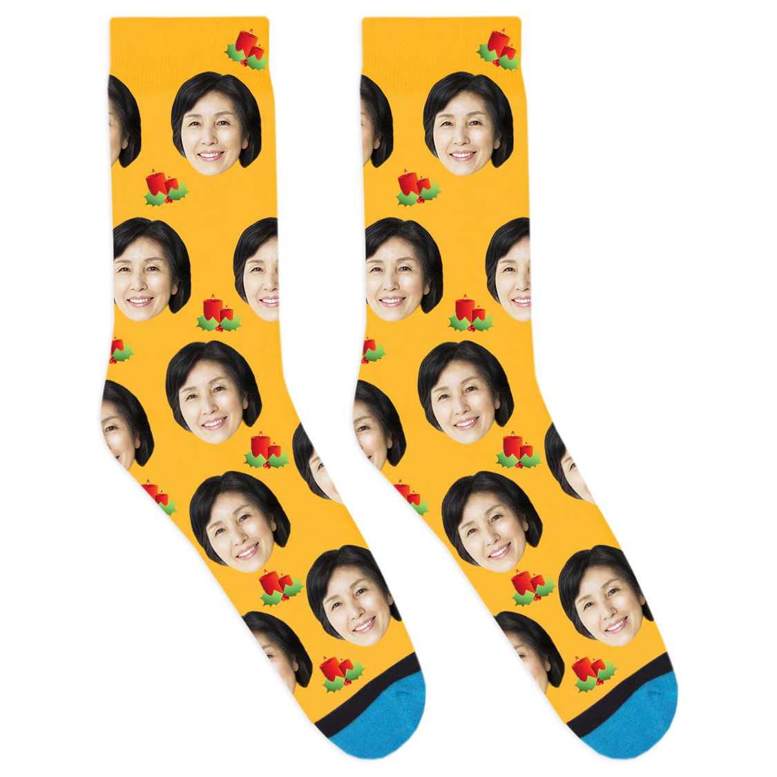Custom Christmas Candle Socks - Image 6
