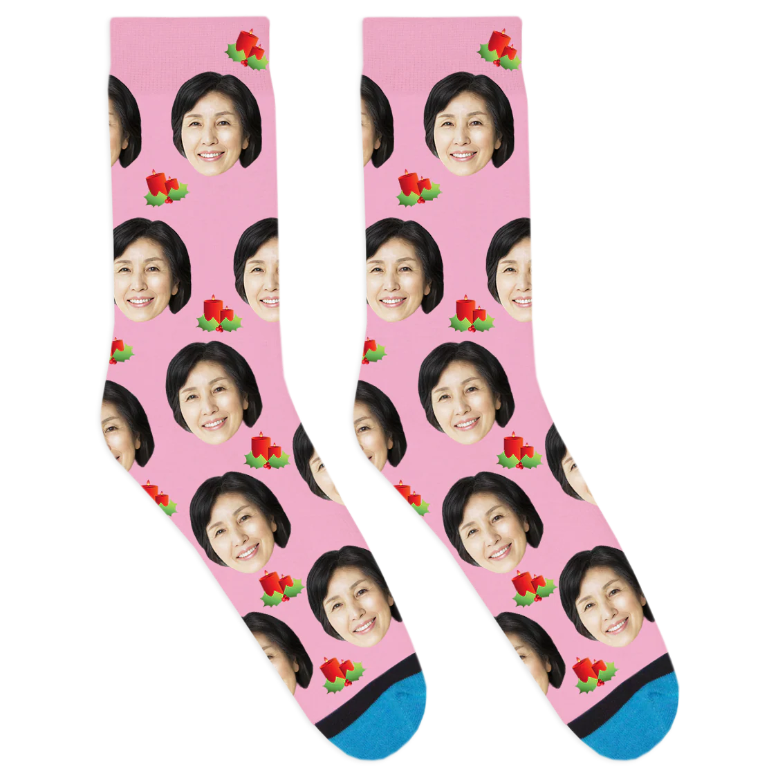 Custom Christmas Candle Socks - Image 7