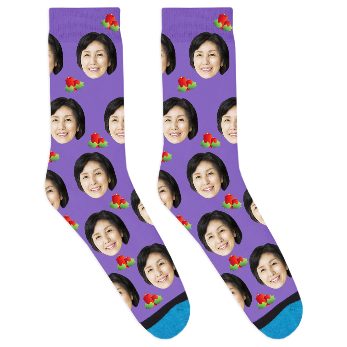 Custom Christmas Candle Socks - Image 8