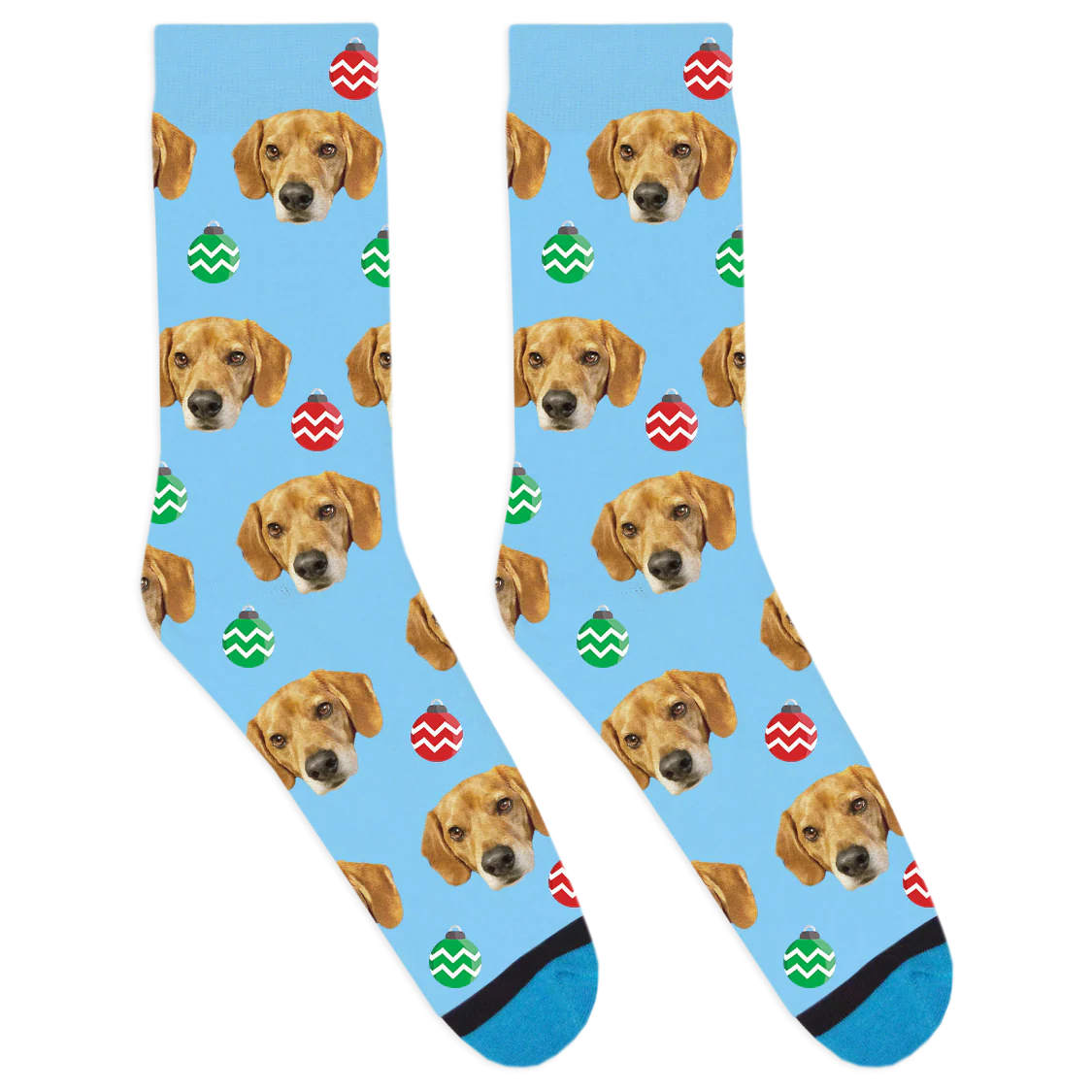 Custom Christmas Ornament Socks