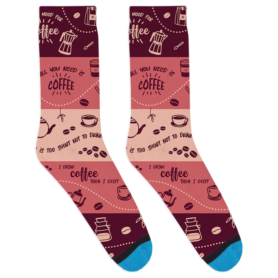 Coffee Stripe Socks - Image 2