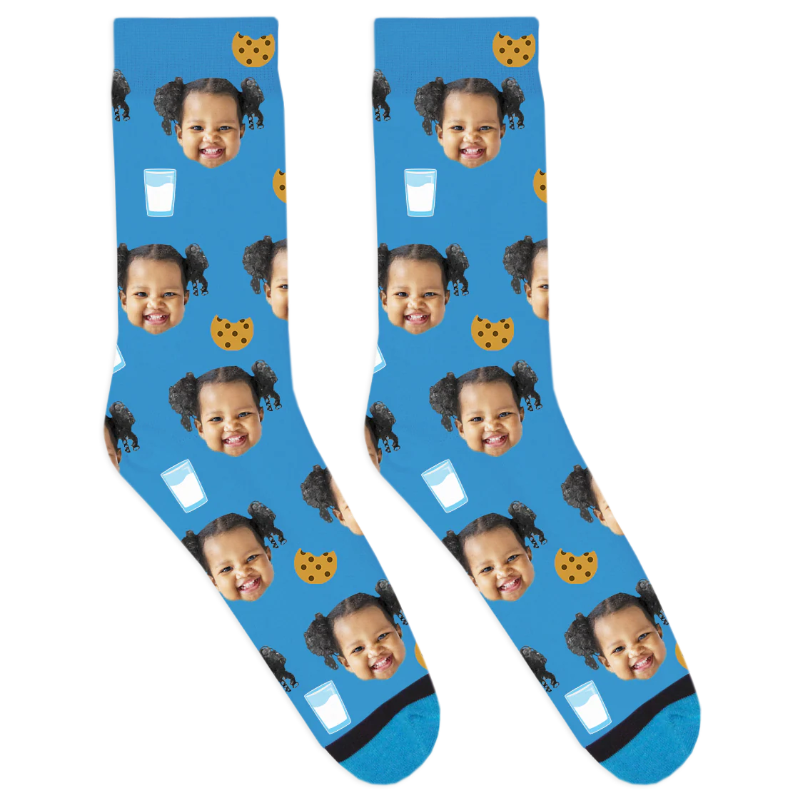 Custom Cookies and Milk Socks - Image 3