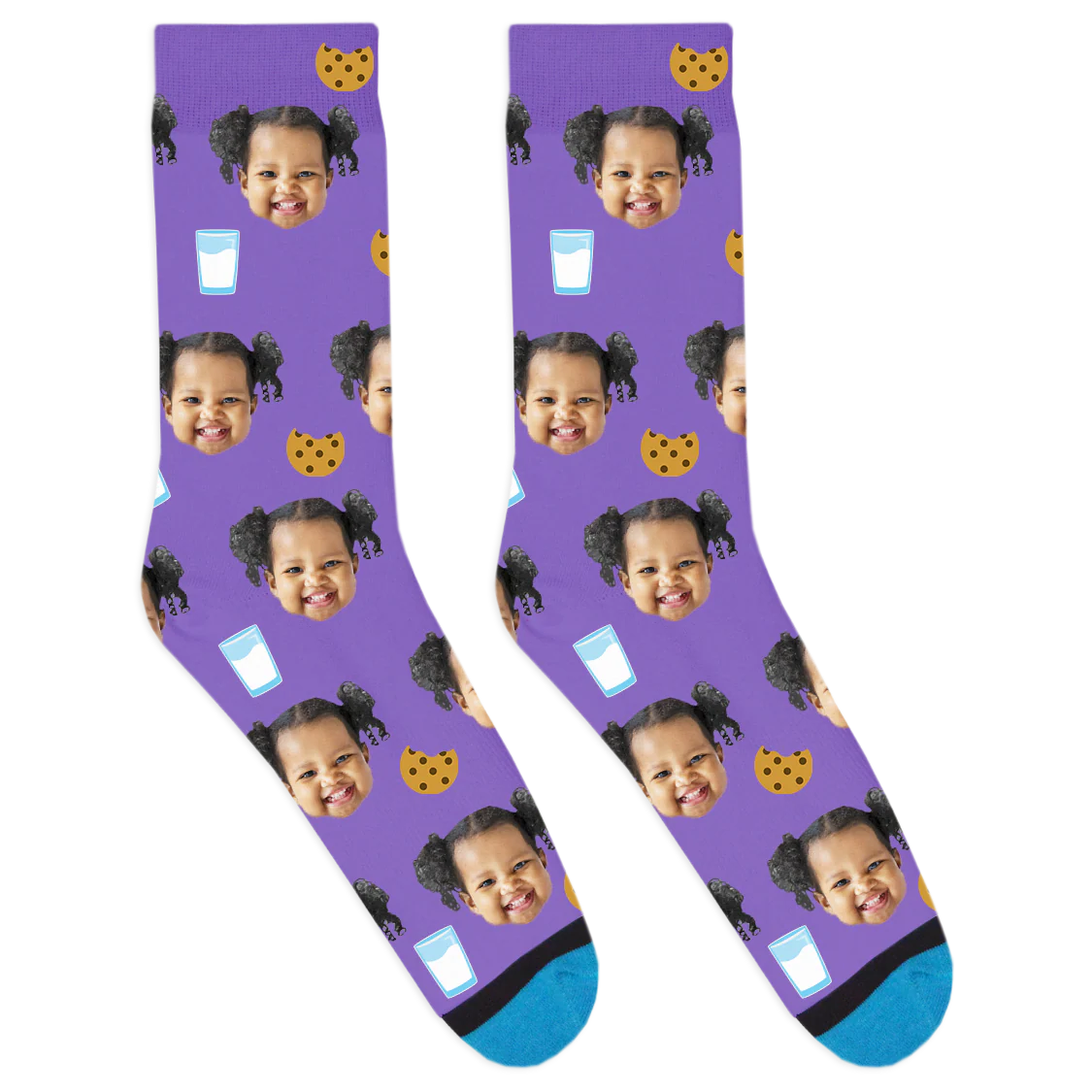 Custom Cookies and Milk Socks - Image 8