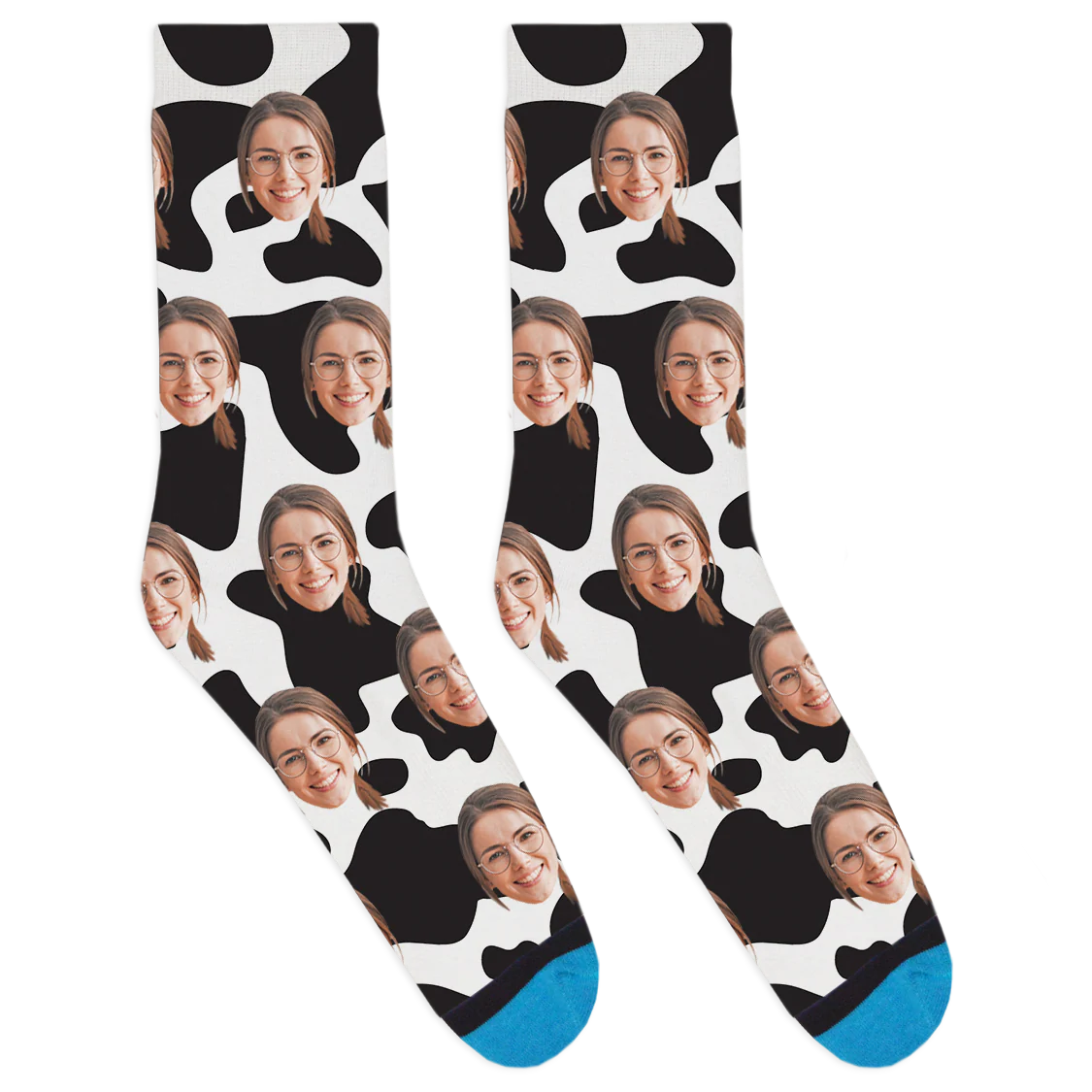 Custom Cow Print Socks