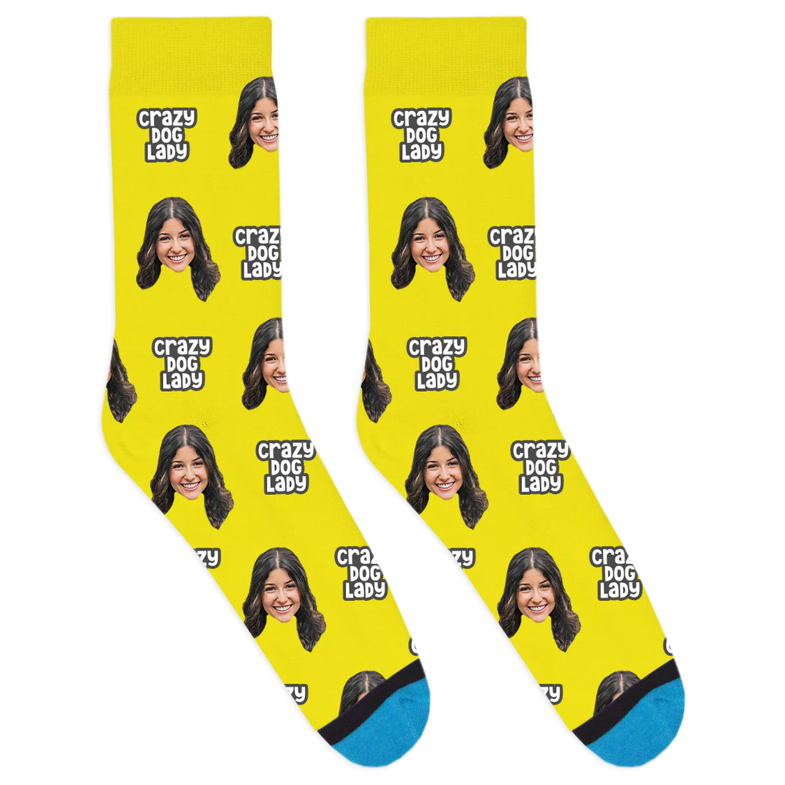 Custom Crazy Dog Lady Socks - Image 10