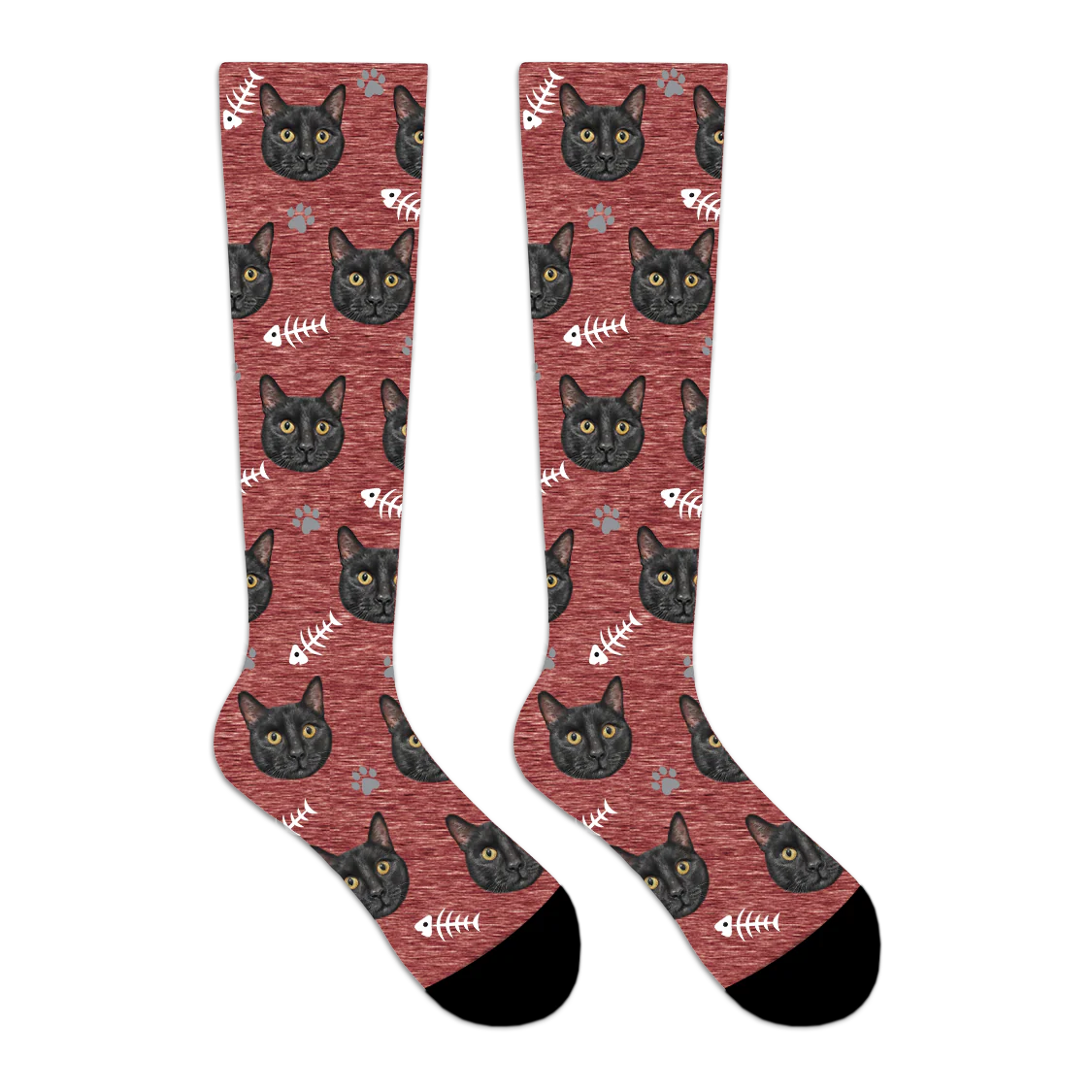 Custom Cat Compression Socks - Image 12