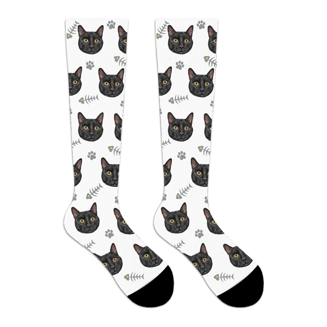 Custom Cat Compression Socks - Image 14