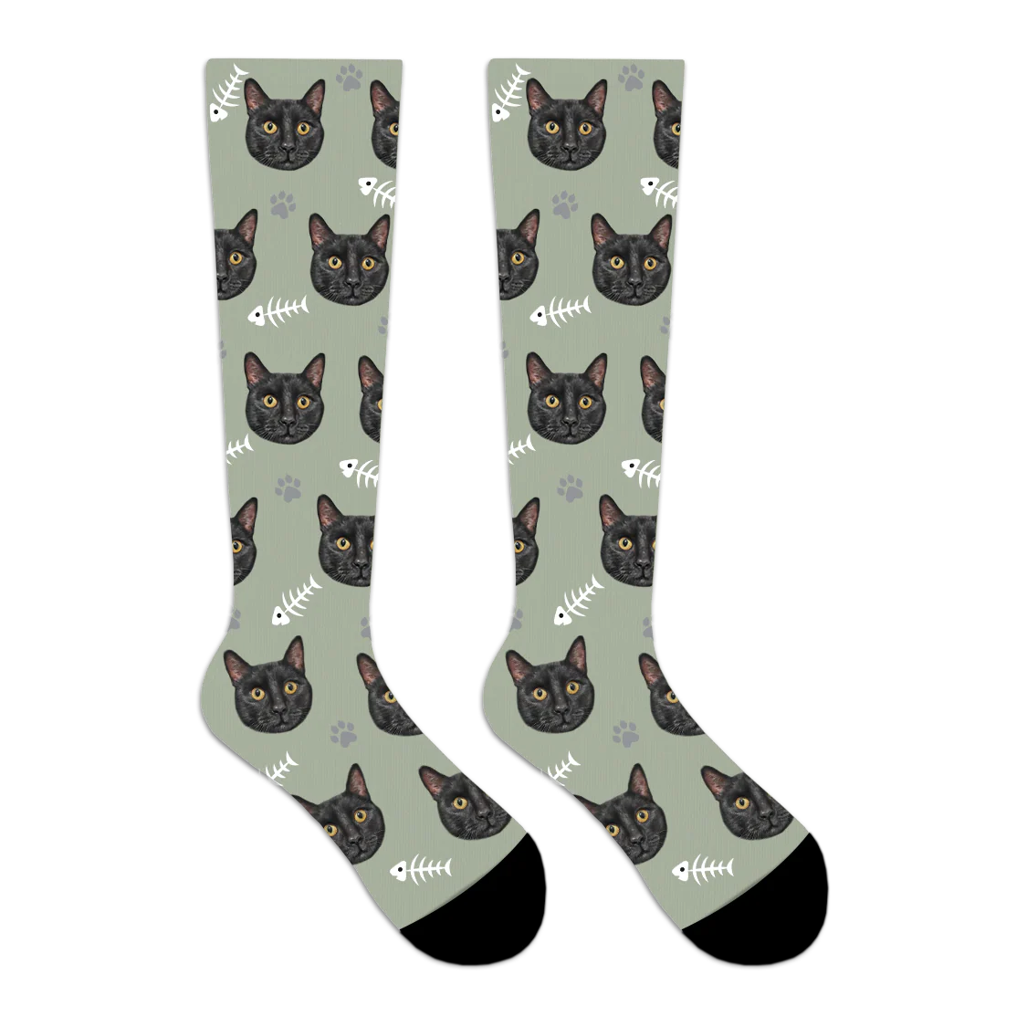 Custom Cat Compression Socks - Image 15