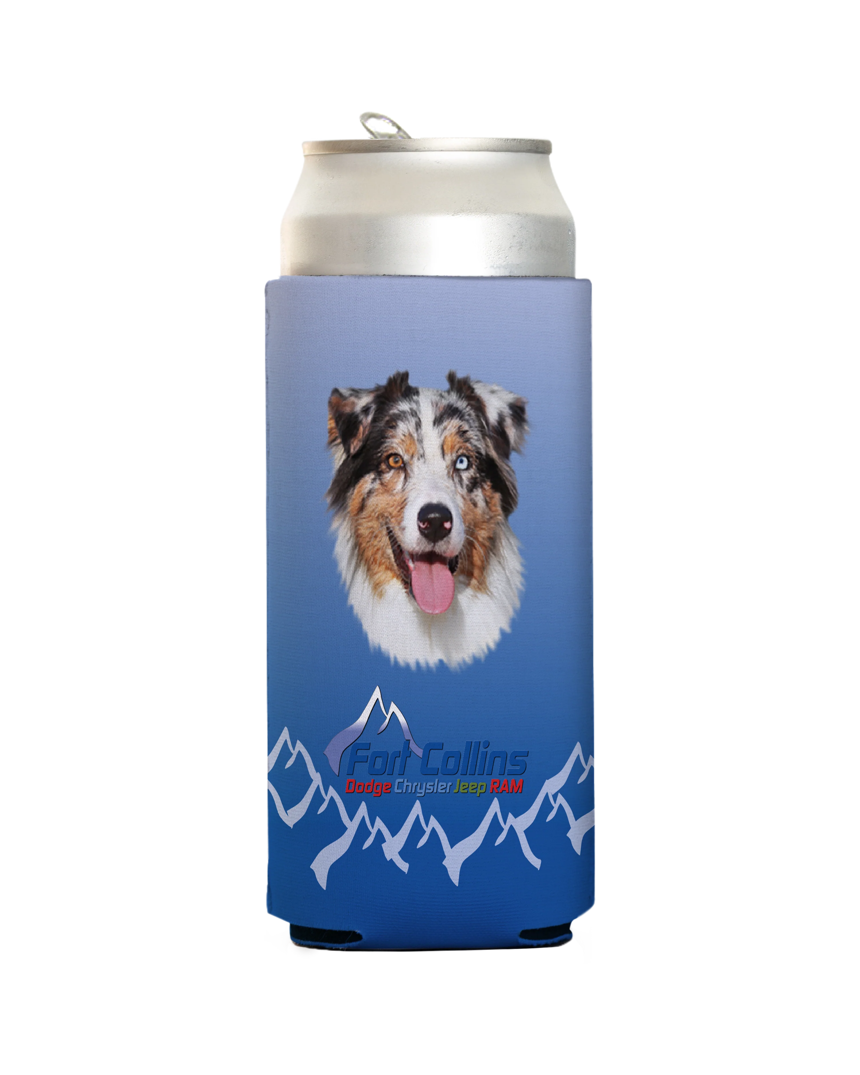 Custom Fort Collins Dealership Can Cooler - Image 2