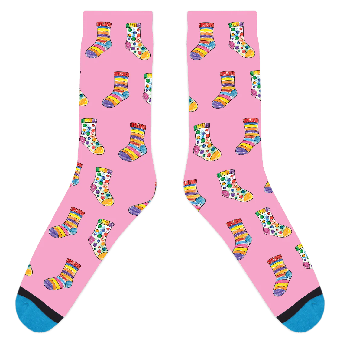 Custom Sock Coloring Sheet Socks - Image 10