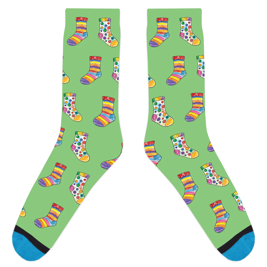 Custom Sock Coloring Sheet Socks - Image 13