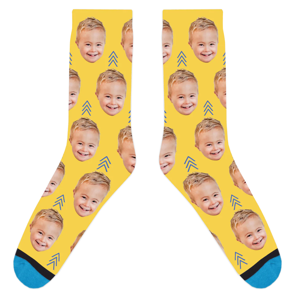 Custom World Down Syndrome Day Arrow Socks - Image 4