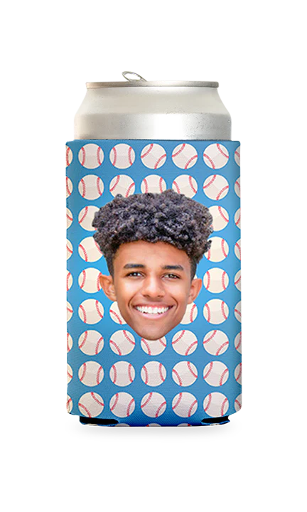 Custom Baseball Can Cooler