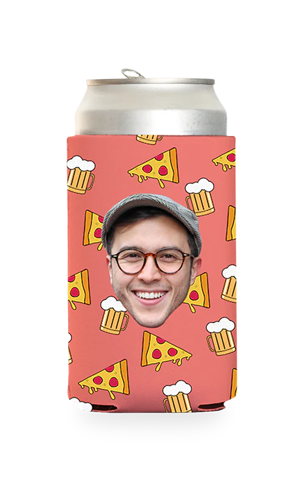 Custom Beer and Pizza Can Cooler - Image 12