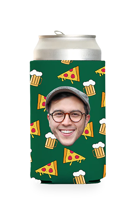 Custom Beer and Pizza Can Cooler - Image 13