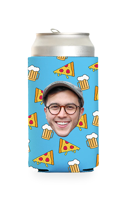 Custom Beer and Pizza Can Cooler - Image 15