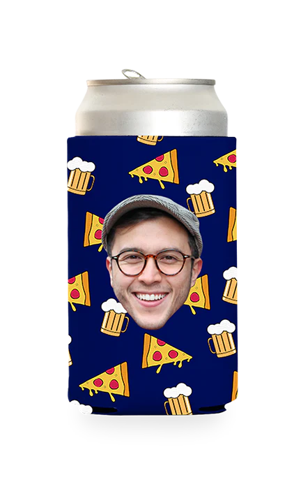 Custom Beer and Pizza Can Cooler - Image 16