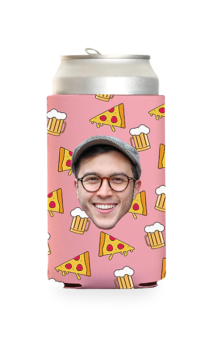 Custom Beer and Pizza Can Cooler - Image 17
