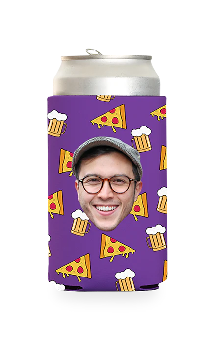 Custom Beer and Pizza Can Cooler - Image 18