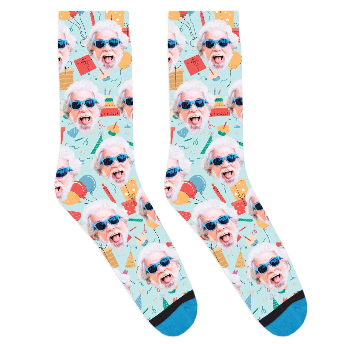 Custom Birthday Party Socks - Image 2