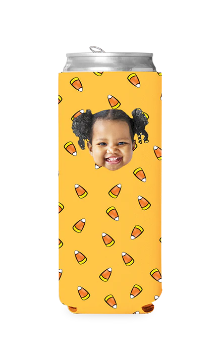 Custom Candy Corn Can Cooler - Image 4