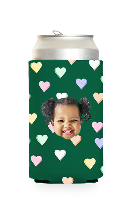 Custom Candy Hearts Can Cooler - Image 12