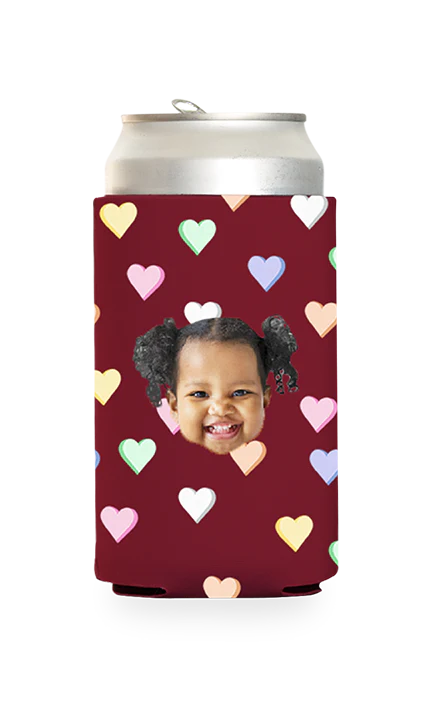 Custom Candy Hearts Can Cooler - Image 13