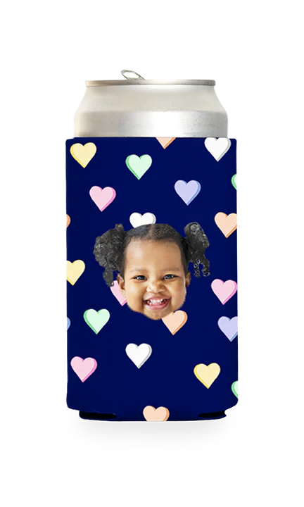 Custom Candy Hearts Can Cooler - Image 15