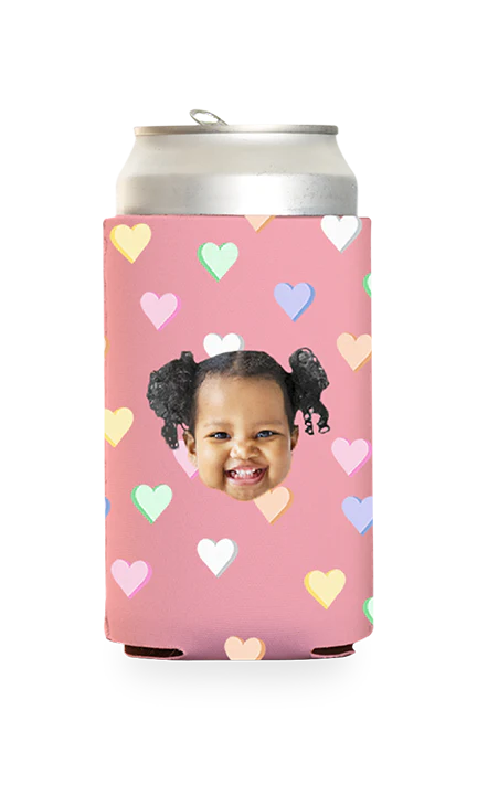 Custom Candy Hearts Can Cooler - Image 16