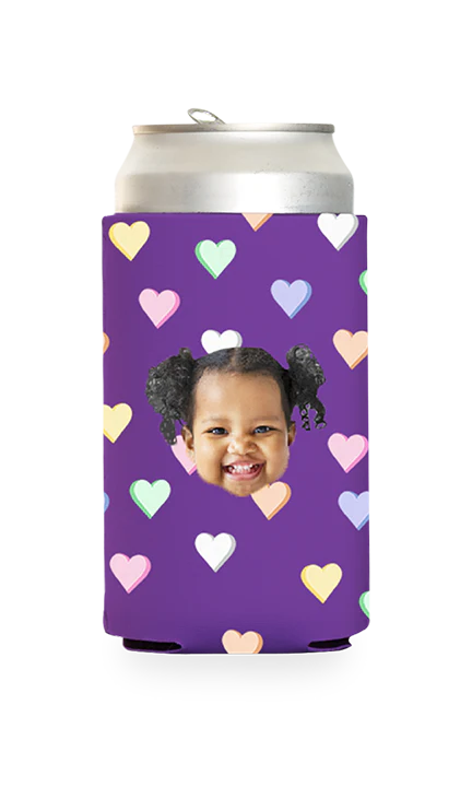 Custom Candy Hearts Can Cooler - Image 17