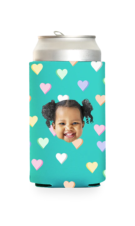 Custom Candy Hearts Can Cooler - Image 18