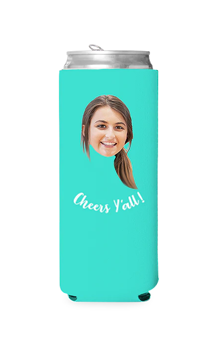 Custom Cheers Y'all Can Cooler - Image 10