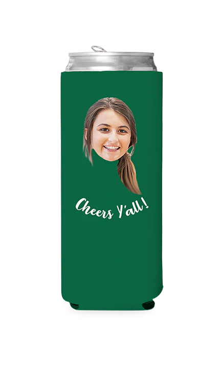 Custom Cheers Y'all Can Cooler - Image 3
