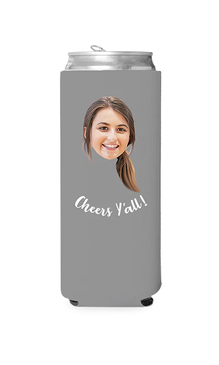 Custom Cheers Y'all Can Cooler - Image 5