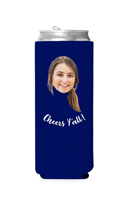 Custom Cheers Y'all Can Cooler - Image 7