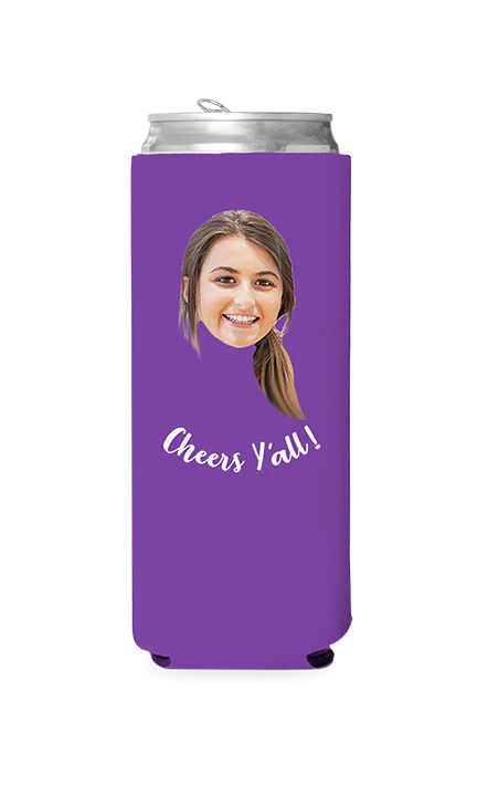 Custom Cheers Y'all Can Cooler - Image 9