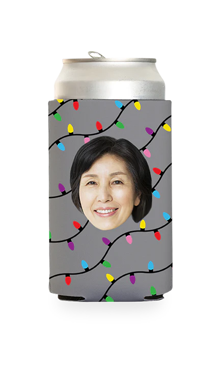 Custom Christmas Lights Can Cooler - Image 11
