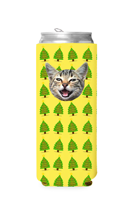 Custom Christmas Trees Can Cooler - Image 11