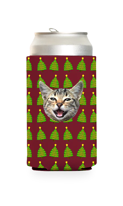 Custom Christmas Trees Can Cooler - Image 13