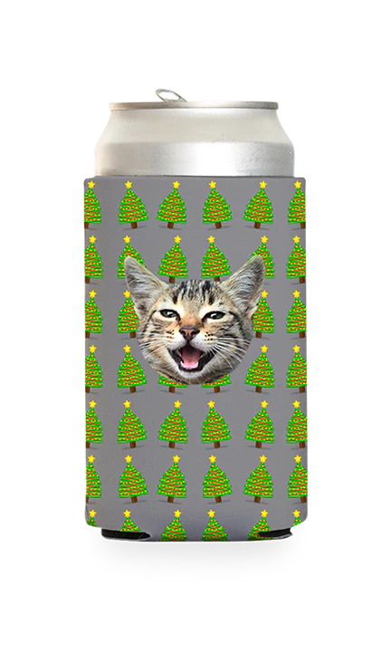 Custom Christmas Trees Can Cooler - Image 14