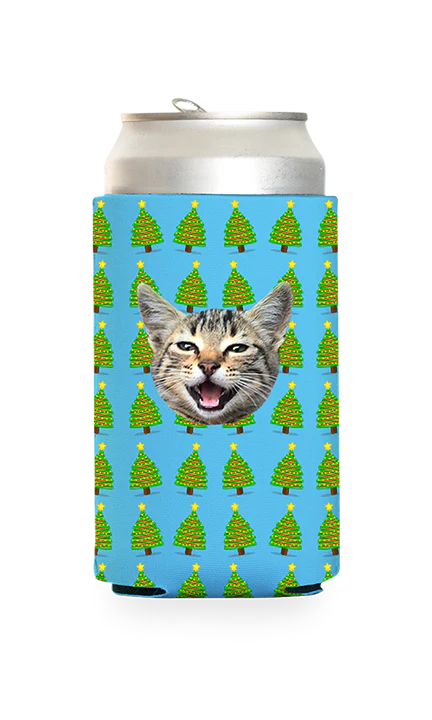 Custom Christmas Trees Can Cooler - Image 15