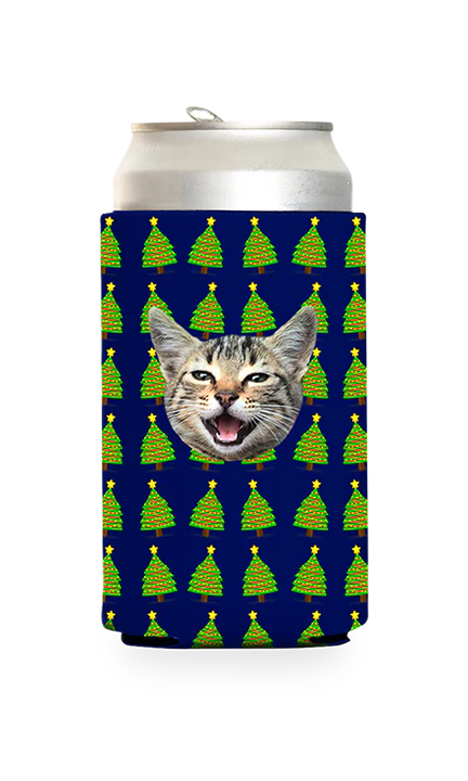 Custom Christmas Trees Can Cooler - Image 16